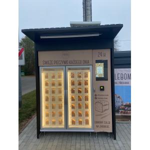 Convenient Pie Locker Vending Machine With 42 Lockers And R290 Green Gas