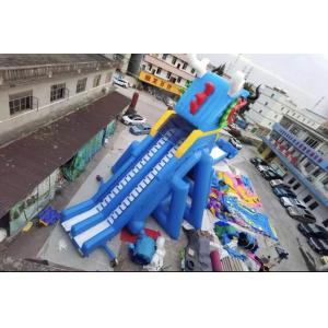 Large 35m Commercial Inflatable Slide Fire Retardant UV Protective