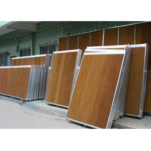 China Non Toxic Greenhouse Cooling System , Evaporative Honeycomb Cooling Pad on sale