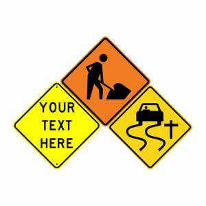 Road Safety Aluminium Reflective Traffic Signs Retro Symbols 2mm