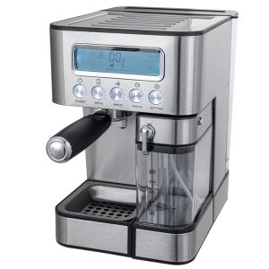 Semi-automatic Espresso Coffee Machine With Manual Milk Frother For Latte