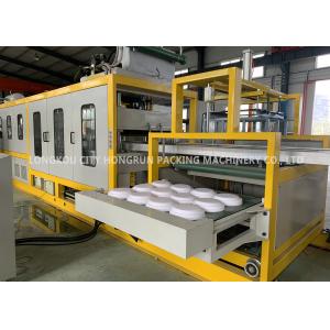 PS Foam Take Away Food Box Making Machine / Plate Forming And Cutting Machine