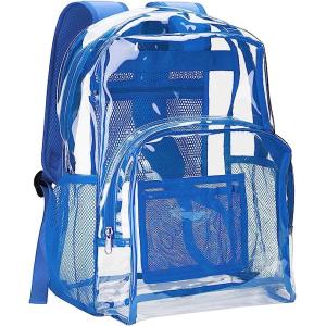 Transparent Clear Backpack See Through Security Clear Backpack Heavy Duty
