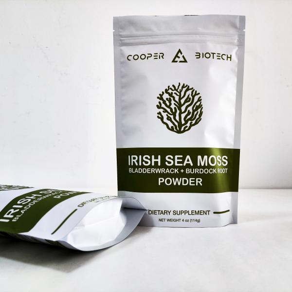 Mylar Biodegradable Stand Up Pouches 350g Tea Food Packaging With ziplockk