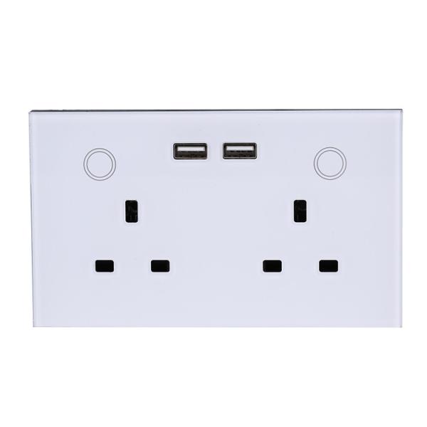 Smart Home Uk Socket Wifi Wall Socket With Usb Socket Charger/wifi Wall Socket
