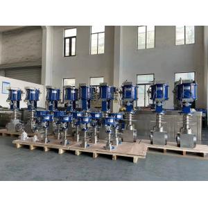 Single Pneumatic Linear Actuator Cryogenic Globe Valve with Linear Pneumatic
