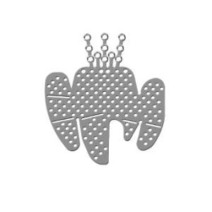 Silver Medical Maxillofacial Implants Titanium Mesh Craniofacial Mini Bone