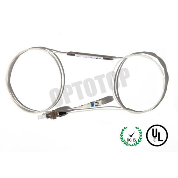 Stain Steel Tube Fiber Optic Attenuation Single Mode High Return Loss Type FC / UPC