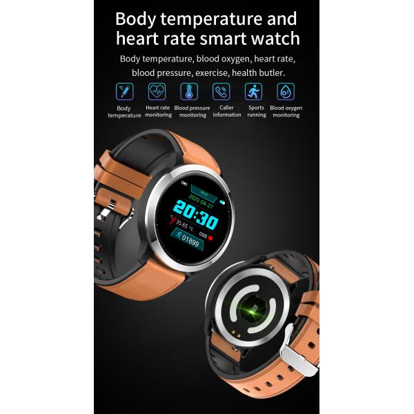 F75 Silicone Smart Watch Smart Watch Blood Oxygen Heart Rate Blood Pressure 1.3inch