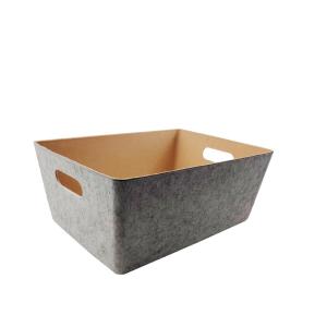 China Factory Direct Supply Fashion Wool Felt Bast Storage Bin on sale