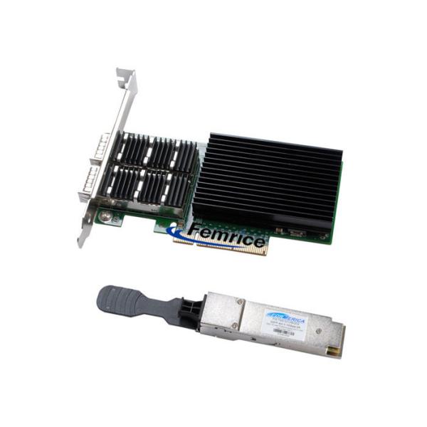 Femrice 40Gbps Dual Port Gigabit Ethernet PCIe x8 Server Adapter Intel X710