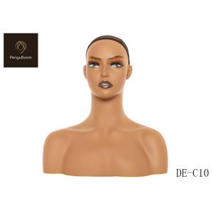 Hair Salon Mannequin Head With Shoulders Full Bust Pierceable