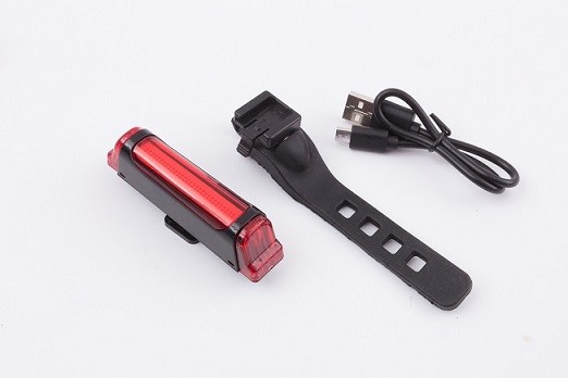 Buy Lithium Battery Rechargeable Bike Tail Light 20lm Shakeproof at wholesale prices