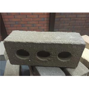 Turned Color Perforated Clay Bricks , Brick Veneer Exterior Siding Low Water