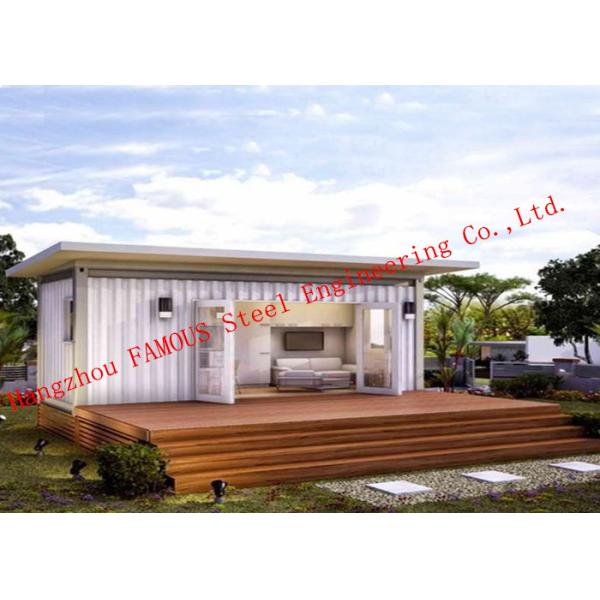 Buy Lightweight 40ft Prefab Container House For Living Accommodation With Painted Surface at wholesale prices