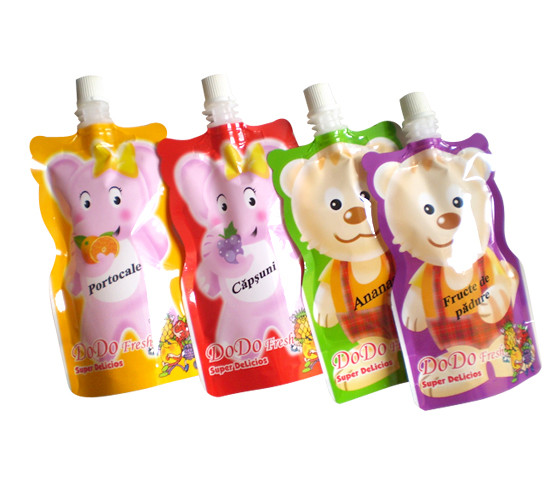 Buy side spout pouch packaging for drink, bottom gusset bag at wholesale prices
