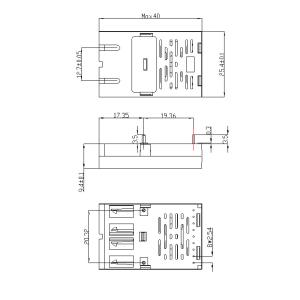 155M Single Fiber BIDI 1x9 Optical FC Transceiver