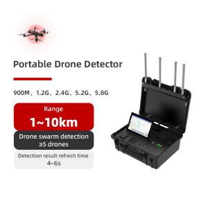 Suitcase Type Portable Drone Detector For Radio Frequency Anti Drone Devices