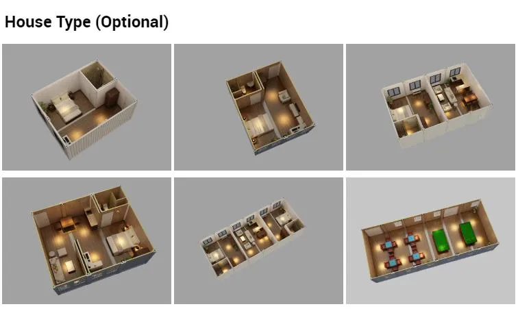 20FT Storage Prefabricated Luxury Flat Pack Container House