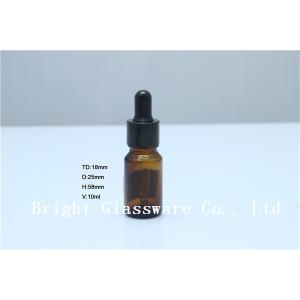 cheap 10ml Brown Glass Oil Bottle, glass dropper bottle for essential oil sale