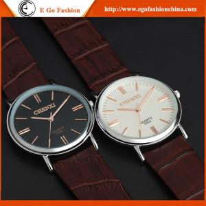China 026AR CHENXI Branding Watches Man Women's Watch Wholesale Genuine Leather Watch Business on sale