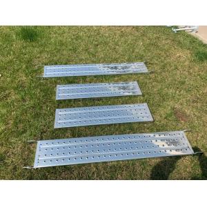 Customized Length Steel Galvanized Steel Scaffolding Plank With Pre Galvanized