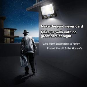 Waterproof IP67 Smart Solar LED Floodlight For Courtyard Lighting