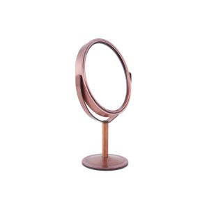 China 360 Degree Rotating Table Vanity Makeup Mirror Stand with Double Sided 1X/2X Magnification on sale