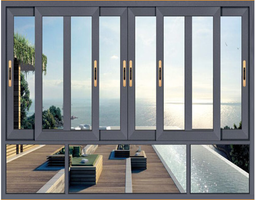 Buy Aluminium Window Extrusions , Powder Painting Aluminum Window Frame Extrusions at wholesale prices