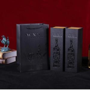 Glossy Lamination Custom Wine Shipping Boxes Eco Friendly Cardboard Clamshell