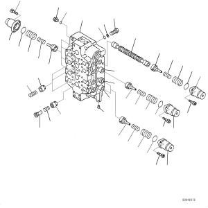 China REBUILT Hydraulic Main Control Valve NO.2 Applicable for Komatsu PC1250LC-8 PC1250-8 PC1250SP-8 PC1250-8R Excavator on sale