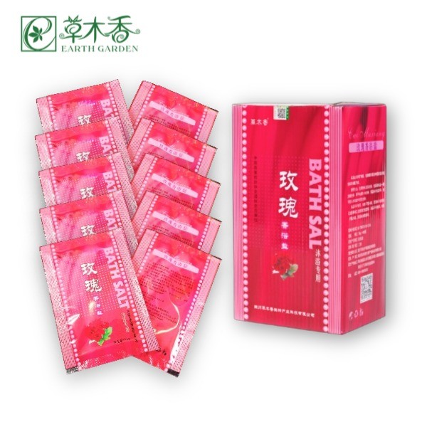 Floral Rose Bath Crystals Spa Grade Herbal Bath Products With Essential Moisturize