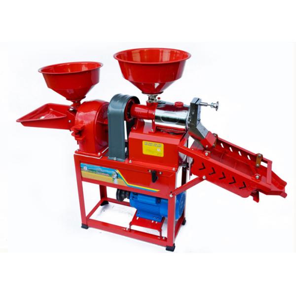 Mini Width 220mm Paddy Husker Rice Milling Machine Low Noise