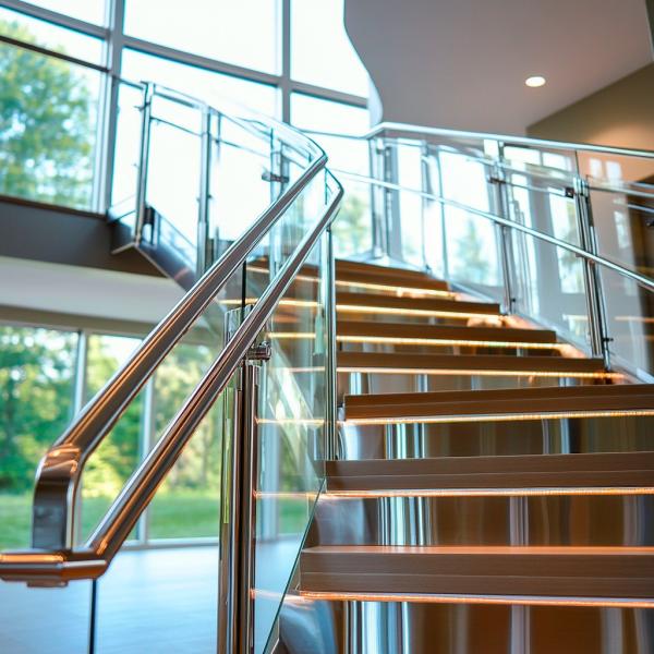 Buy Durable Stainless Steel Handrails for Busy Commercial Entrances at wholesale prices