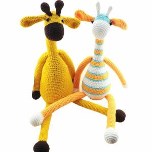 Handmade Crochet Doll Knitting Baby Giraffe Customized Wholesale