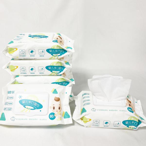 OEM Mini Wet Wipes Pouch Portable 10 Pieces Children'S Disposable Wet Wipes