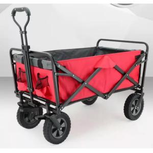 China 300LBS Capacity Outdoor Collapsible Wagon Cart for Heavy Duty Camping Beach and Garden on sale