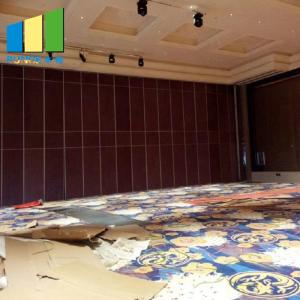 Hotel Folding Movable Partition Walls / Banquet Hall Removable Acoustic Room