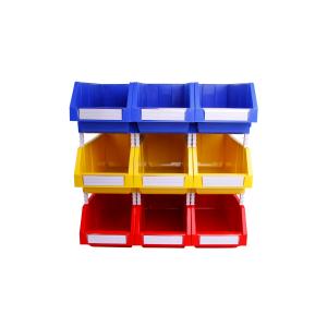 Warehouse Tool Picking Bins Solid Box Style Customized Color Plastic Storage