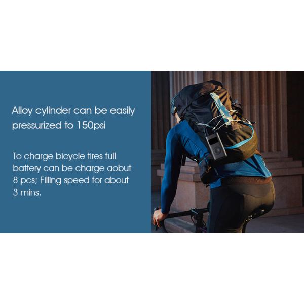 Xiaomi Electric Air Pump Rechargeable inflator 150PSI Smart Digital Tire Pressure Detection for Football Car Bike Pump