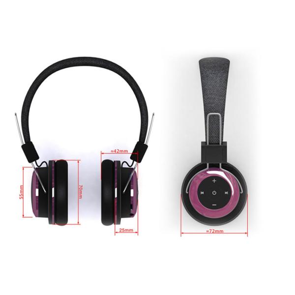 Noise Reduction Foldable Bluetooth Stereo Headphone for Music Stream & HandsFree Calling