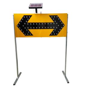 Two Way Signs Indication Auto Arrow Traffic Solar Signal Light