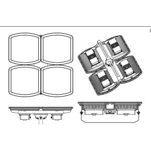 Quality UL844 ATEX IECex class 1 division 2 60w led explosion proof flood light IP68 rating 5 years warranty for sale