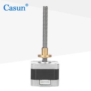 3A Linear Nema 17 42SHD0003-85NK Stepper Motor With 4 Lead Screw Captive 2 Phase