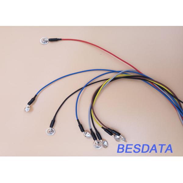 2018 New Trend Medical EEG Cup Cable EEEG Gold Electrodes For Brain Wave Electric Activity