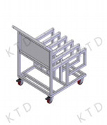 Buy 3" Silent Casters KUTED Transport Trolley designed for Process ENIG/ Hot Air/ Mask at wholesale prices