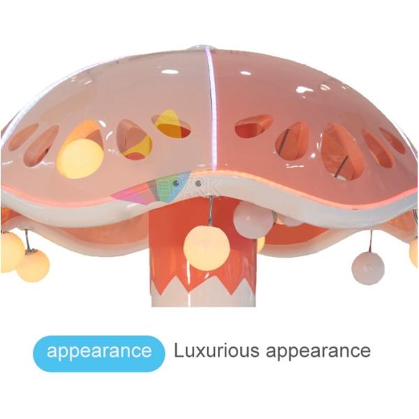 140KG Kiddy Ride Machine Mini Electric Children Riding Carousel For Three People