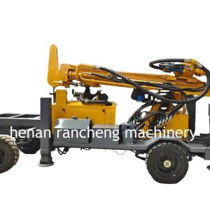 Portable RCF220W Borehole Drilling Machine with 1.4T Winch Hoisting Force