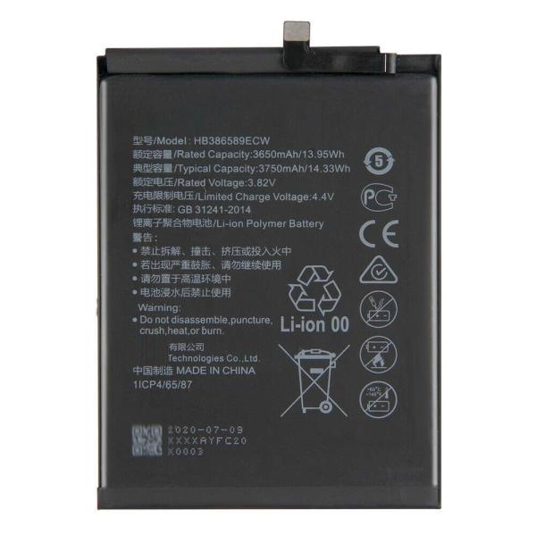 Buy HB386590ECW Huawei Battery , 3750mAh Huawei Honor 8X Battery at wholesale prices