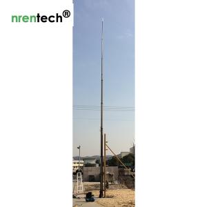 15m pneumatic telescopic mast-NR-2750-15000-30 for mobile antenna mast tower